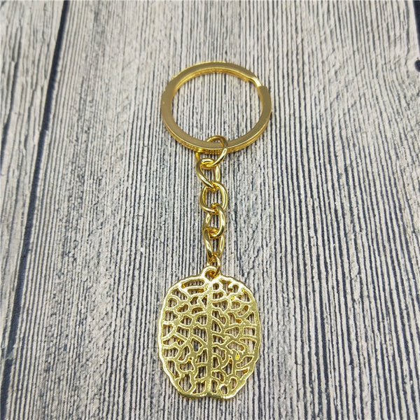 Gold/Rose Gold/Silver/Black Brain Keychain - Psych Outlet