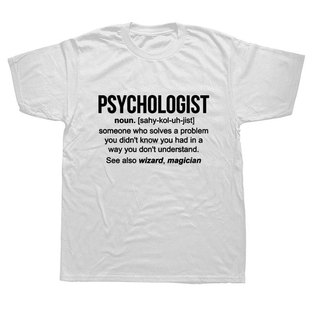 Funny Psychologist Definition Mens T-Shirt - Psych Outlet