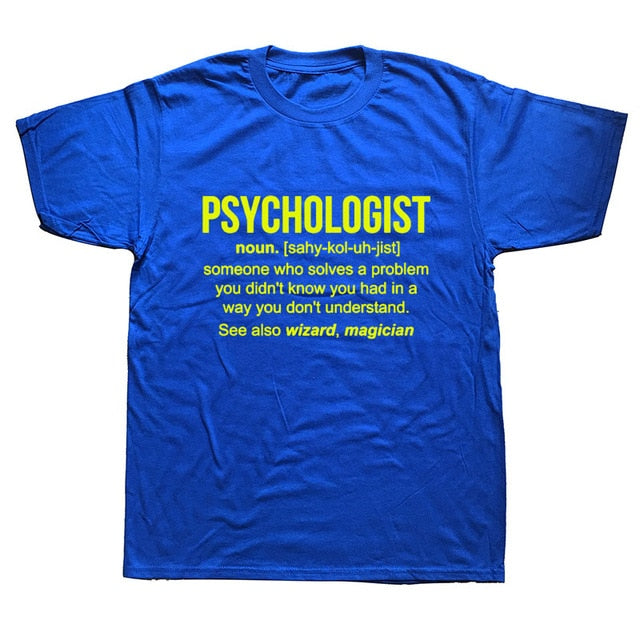 Funny Psychologist Definition Mens T Shirt Psych Outlet