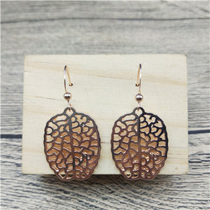 Little Extra Brain Drop Earrings - Gold / Rose Gold / Silver - Psych Outlet