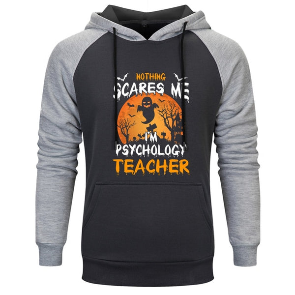Nothing Scares Me - Psychology Teacher - Men’s Fleece Hoody - Psych Outlet