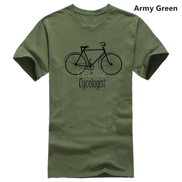 Cycologist - Psychology / Cyclist Pun - Men’s T-Shirt - Psych Outlet