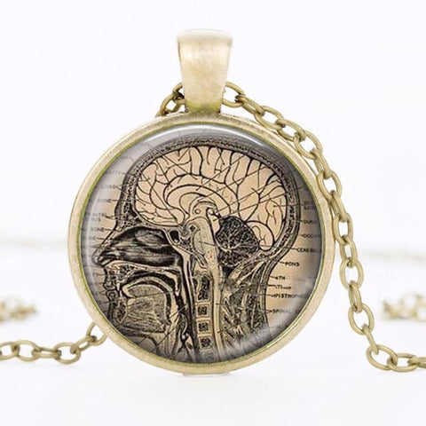 Anatomical Brain Necklace & Pendant - Psych Outlet