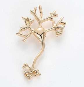Gold or Silver Neuron Pin - Psych Outlet