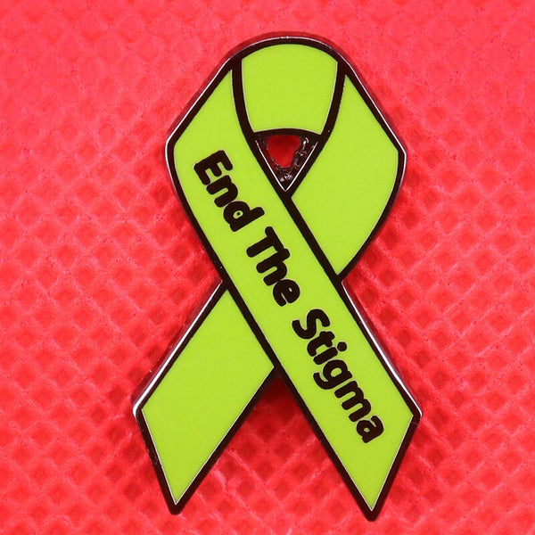 End The Stigma - Enamel Mental Health Awareness Pin - Psych Outlet